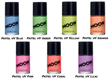 Moon Glow UV Blacklight Reactive Pastel Nail Polish